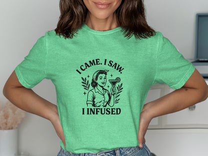 I Came I Saw I Infused Graphic Tee Shirt product type