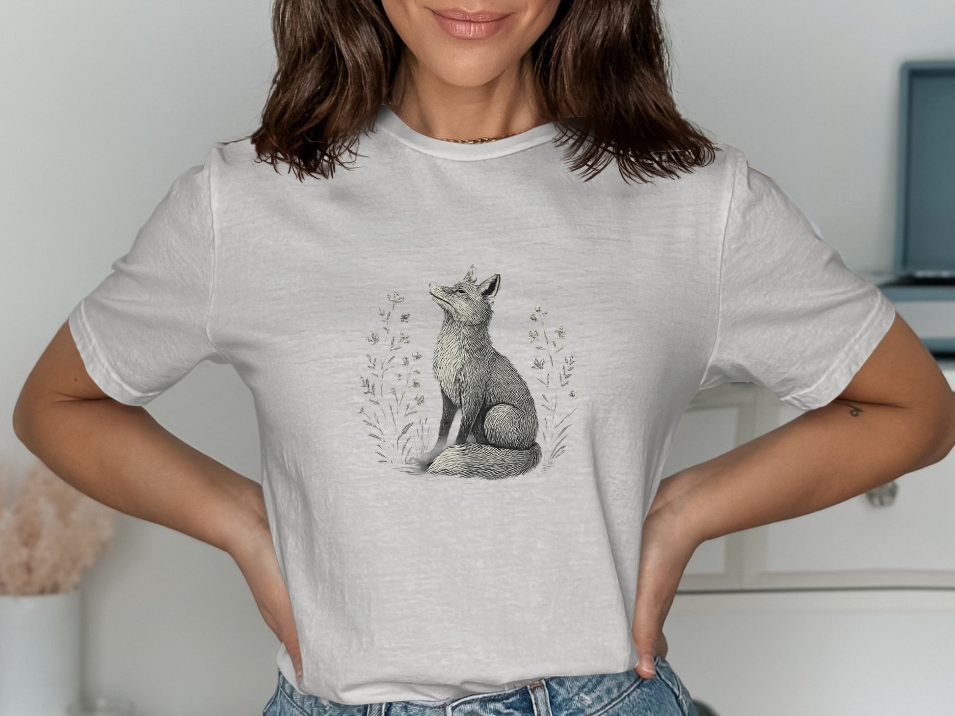 Charming Fox Illustration Women's T-Shirt product type