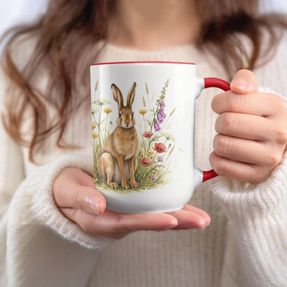 Adorable Rabbit Artwork Mug for Cozy Beverage Moments