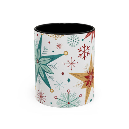 Festive Snowflakes Mug with Holiday Design