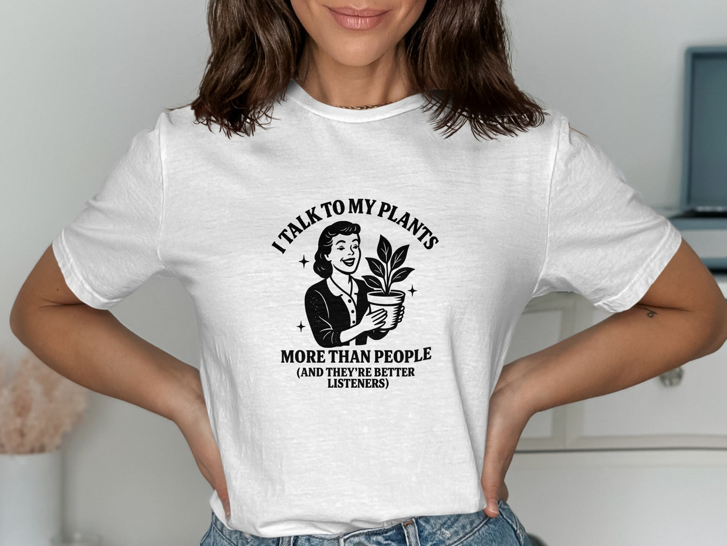 I Talk to My Plants More Than People T-shirt product type