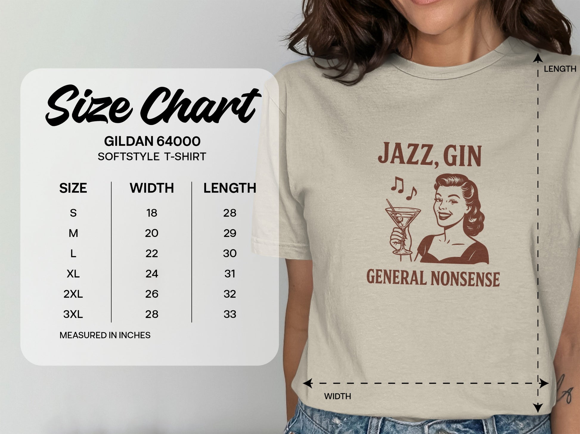 Jazz Gin General Nonsense Graphic T-Shirt product