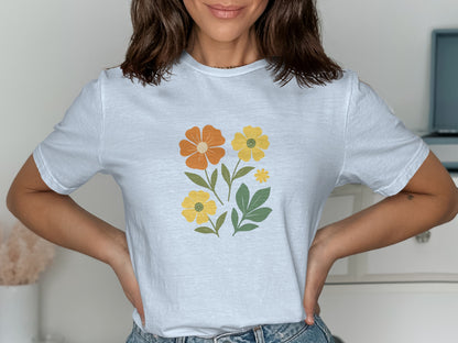 Colorful Floral Graphic Women's T-Shirt product