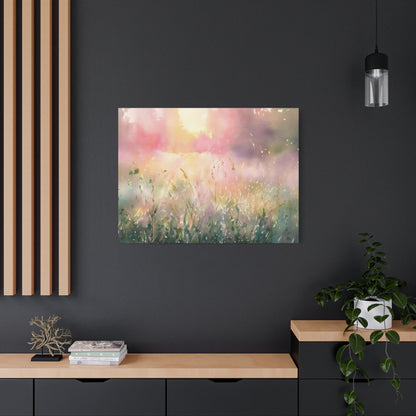 Wild Garden at Sunrise Canvas