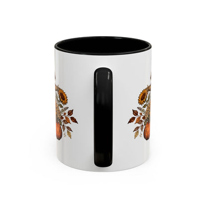 Sunflower and Pumpkin Autumn Theme Coffee Mug