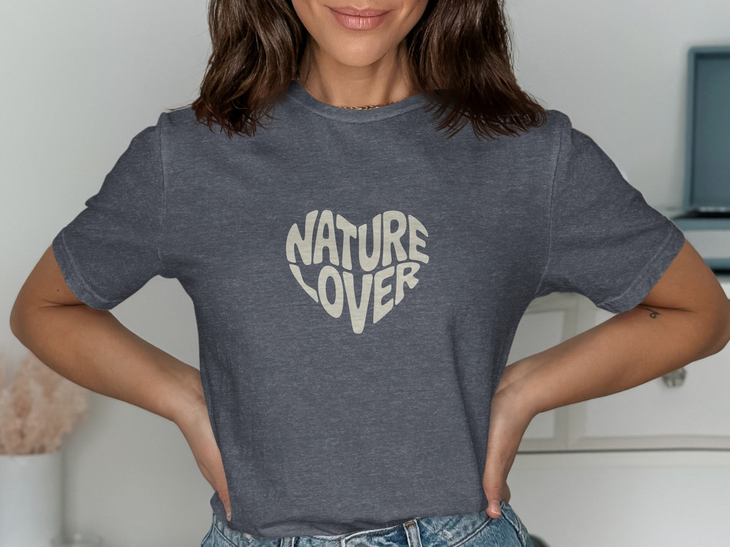 Nature Lover Heart Design Casual Wear T-Shirt product