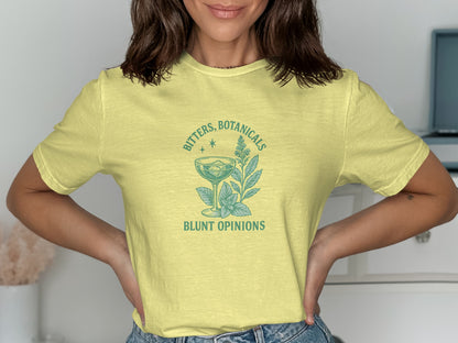 Bitters Botanicals Blunt Opinions Graphic T-shirt product type