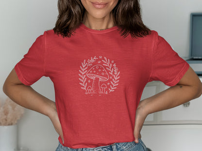 Whimsical Mushroom Design Graphic Tee product