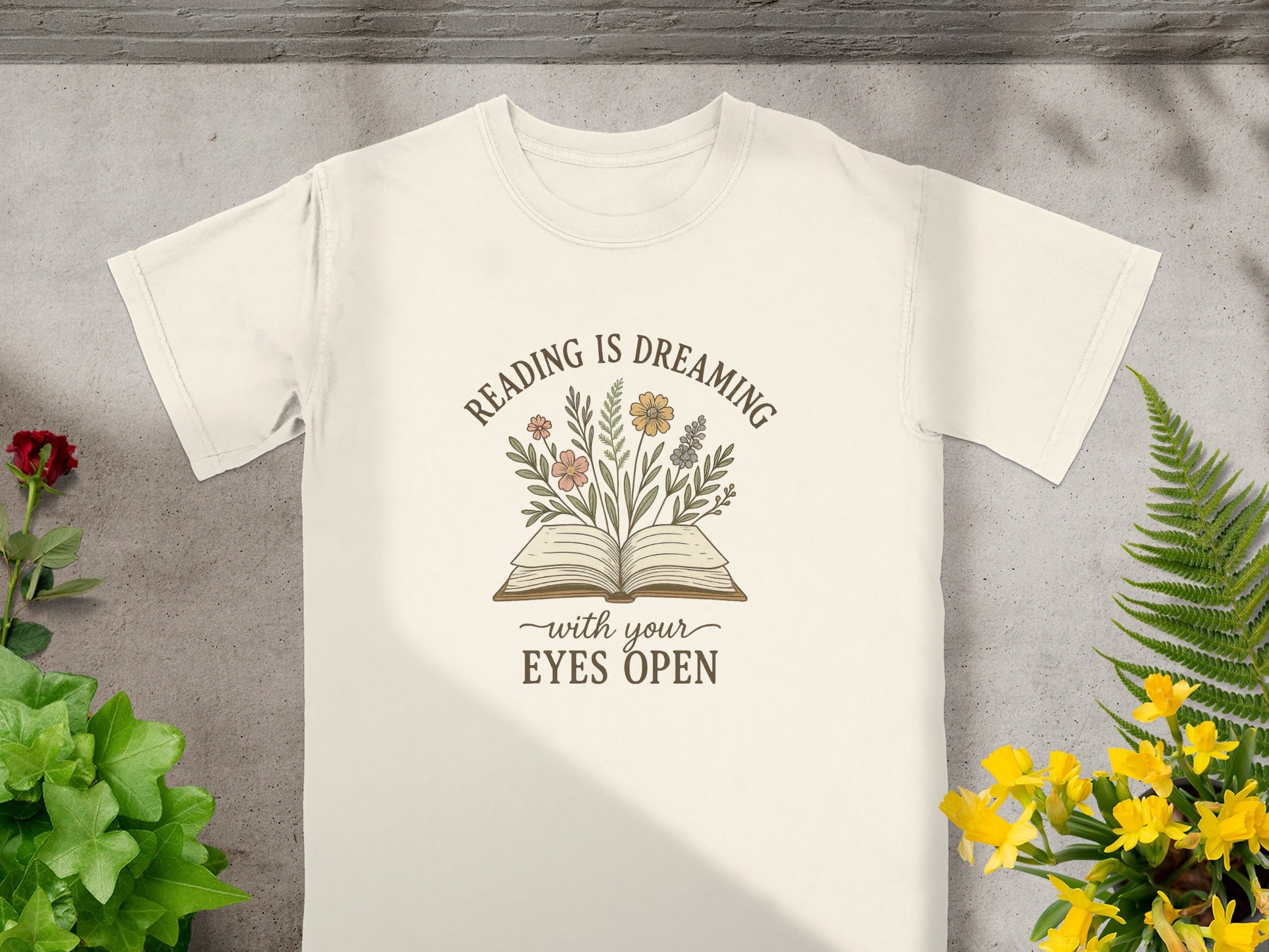 Reading is Dreaming with Your Eyes Open T-Shirt product type