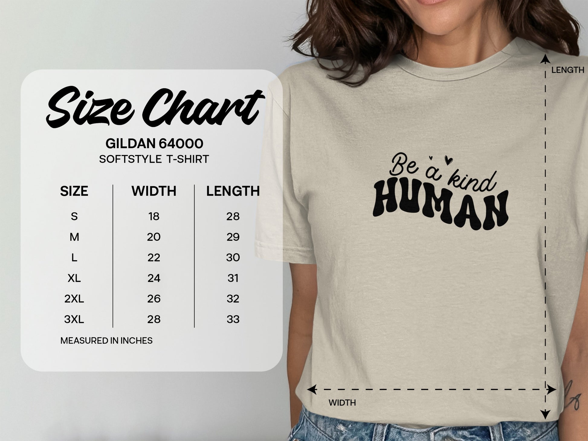 Be a Kind Human Softstyle T-Shirt product type