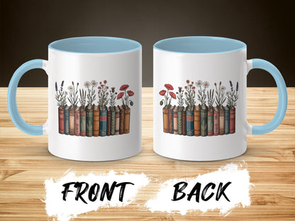 Colorful Book Themed Coffee Mug Unique Gift product