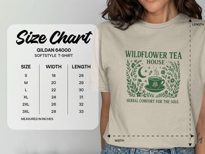 Wildflower Tea House Softstyle T-shirt product type