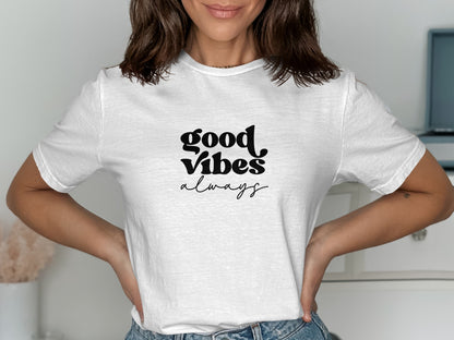 Good Vibes Always Graphic Printed T-Shirt product