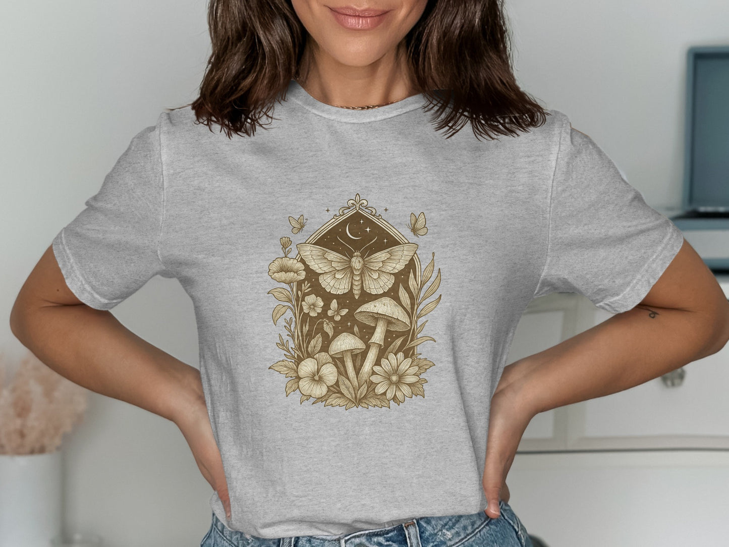 Mystical Moth and Mushroom Graphic Accent product type
