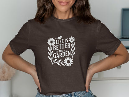Life Is Better in the Garden Graphic T-Shirt product