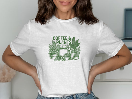 Coffee and Plants Graphic Tee T-shirt product type