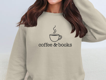 Coffee & Books Cozy Sweatshirt