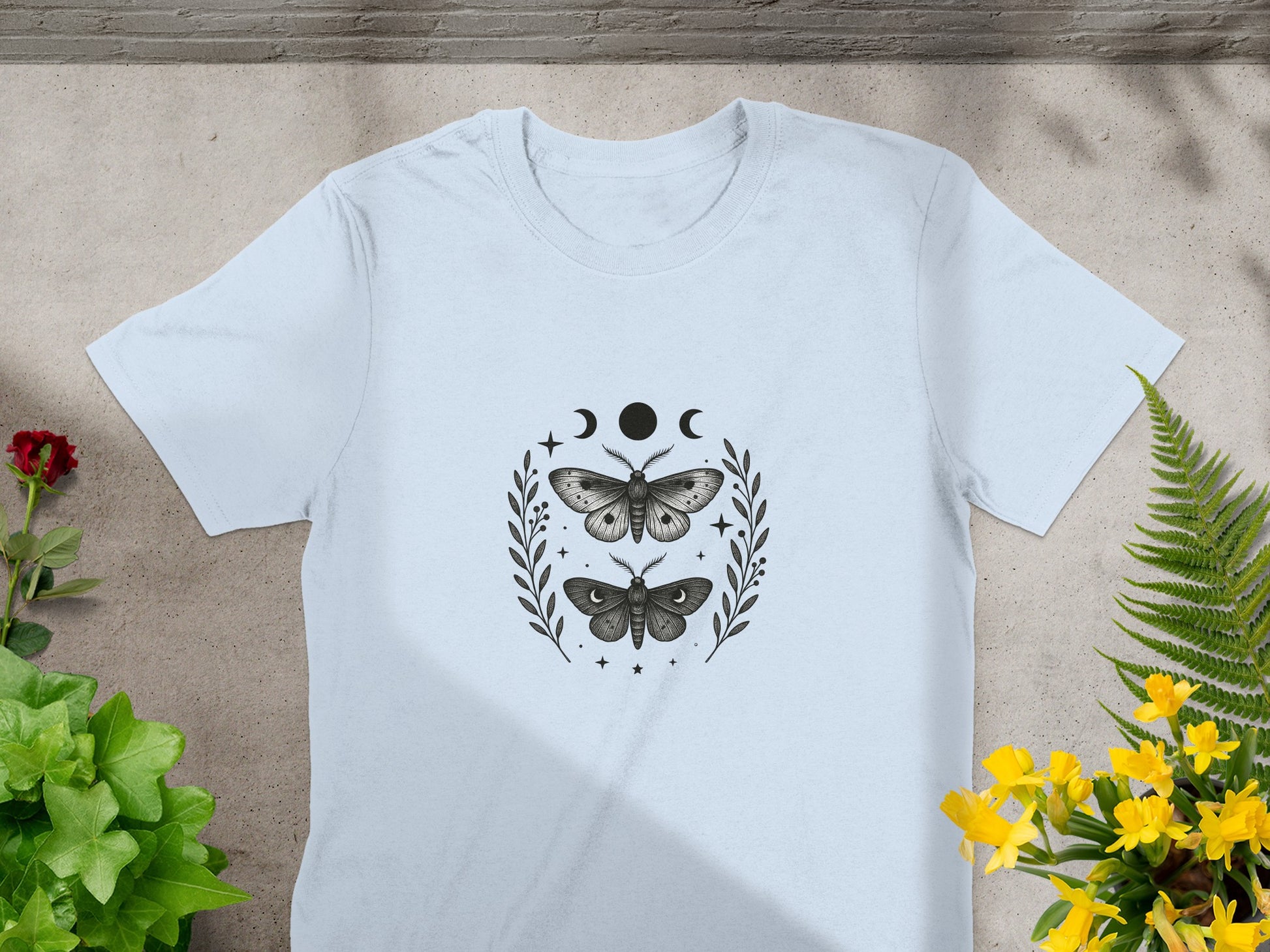Mystical Moths and Moonlight Garden T-Shirt product type