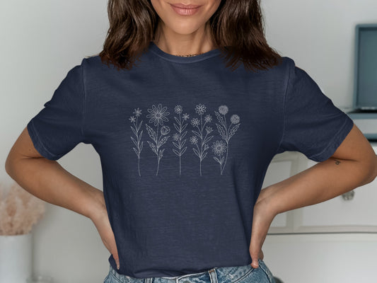 Floral Graphics Casual Wear T-Shirt product type