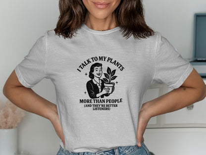 I Talk To My Plants More Than People T-shirt product type