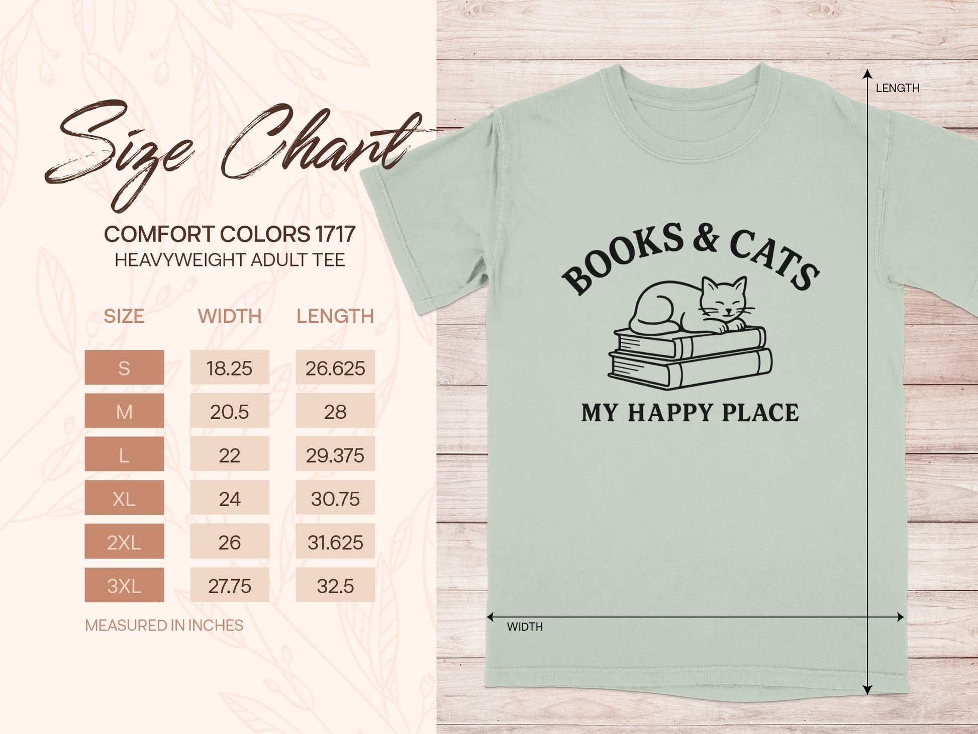 Books Cats My Happy Place Adult Tee product