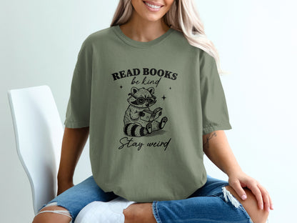 Read Books Be Kind Stay Weird T-shirt product