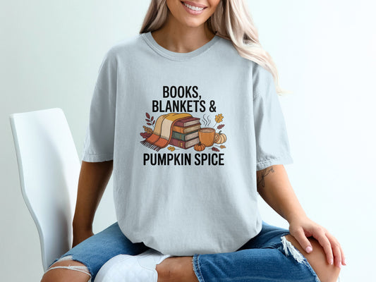 Cozy Autumn Themed Pumpkin Spice T-Shirt Product