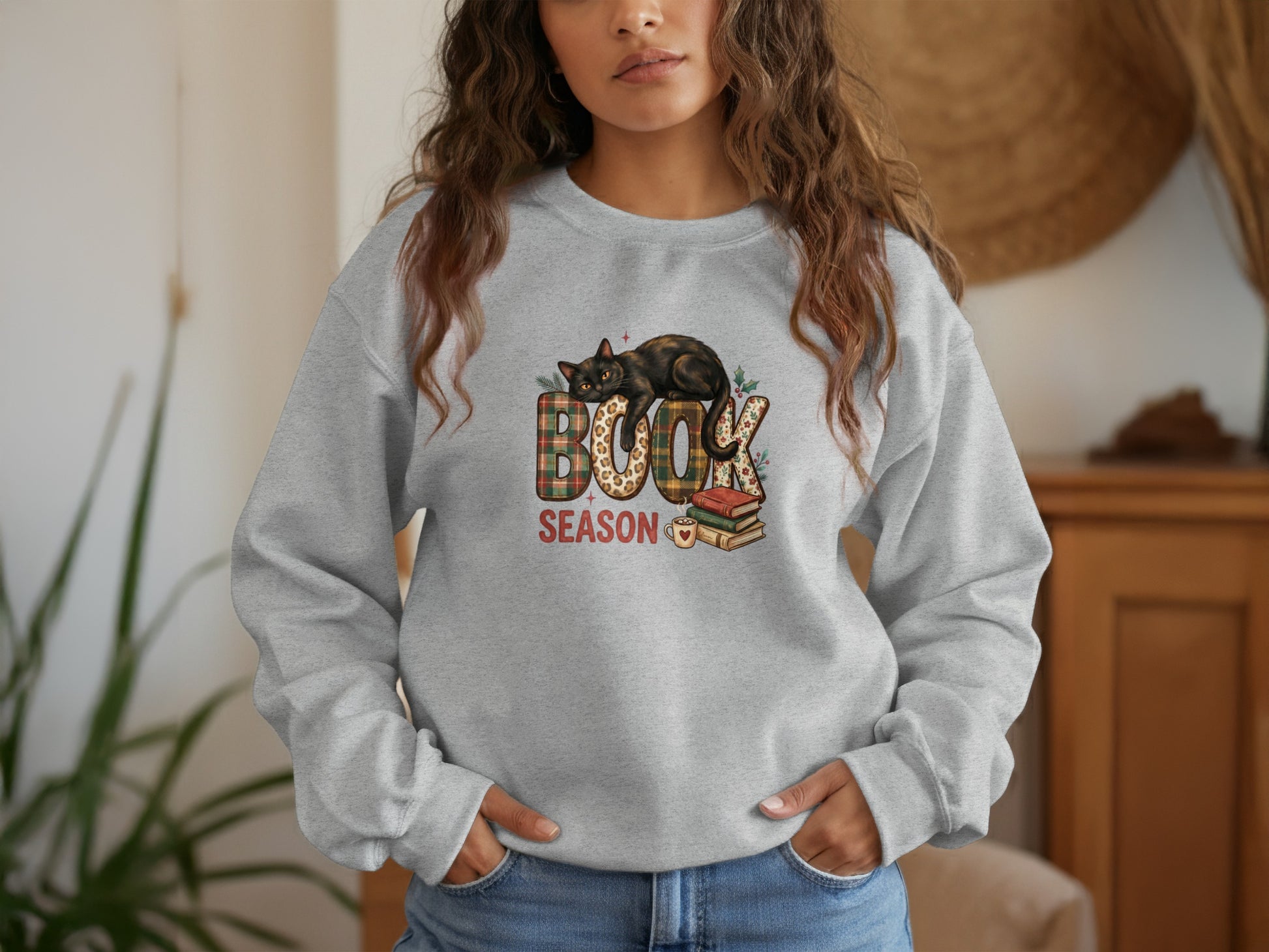 Boo Season Halloween Sweatshirt Fun Cozy Apparel