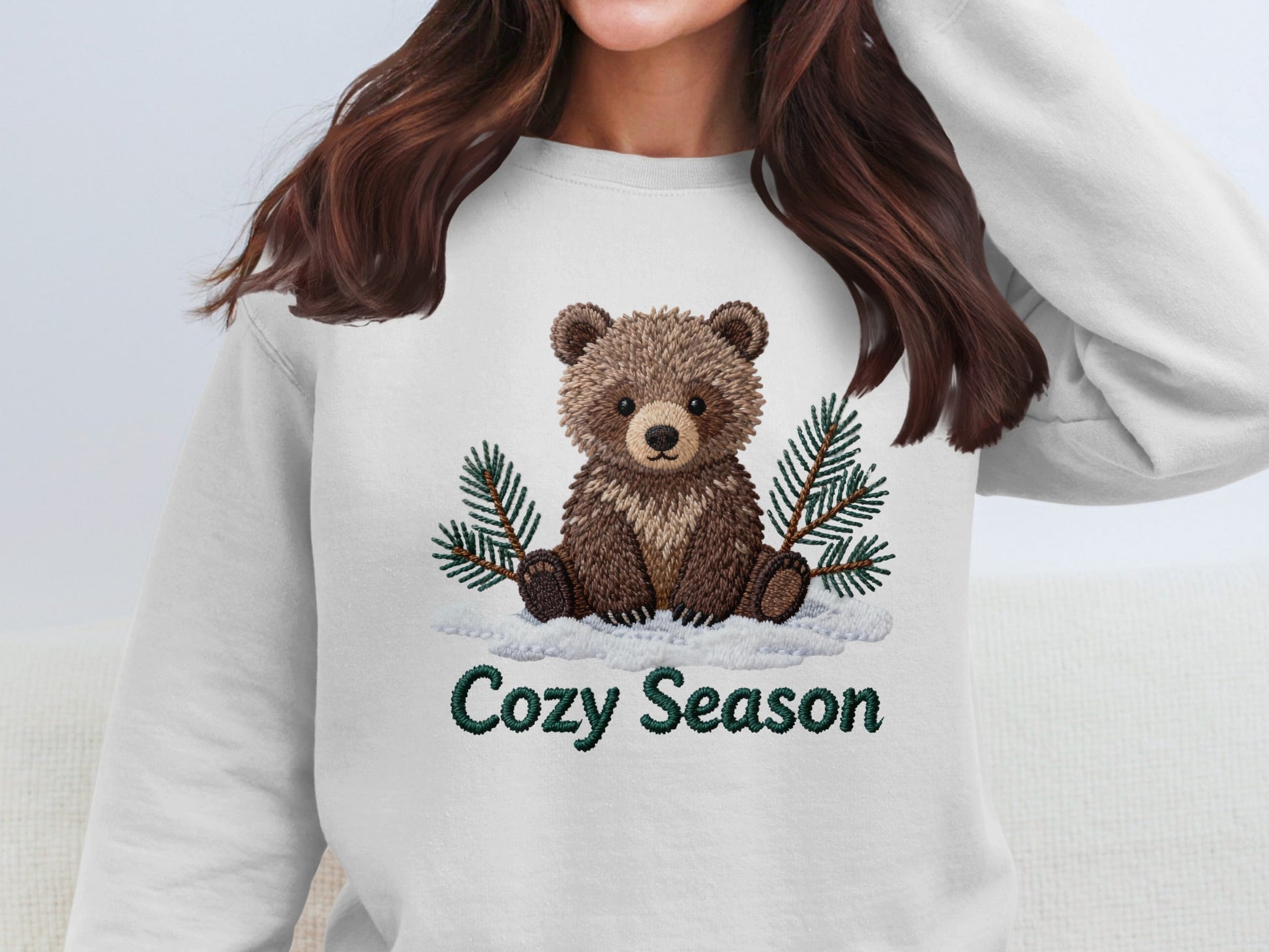 Cozy Season Bear Winter Apparel Design