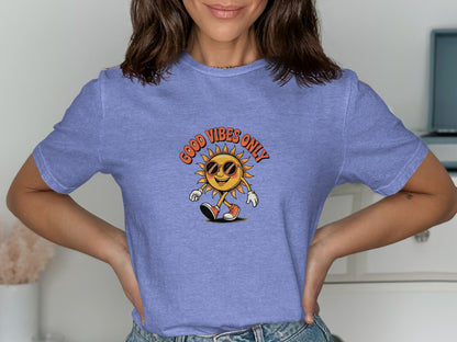 Good Vibes Only Happy Sun Character Tee product type