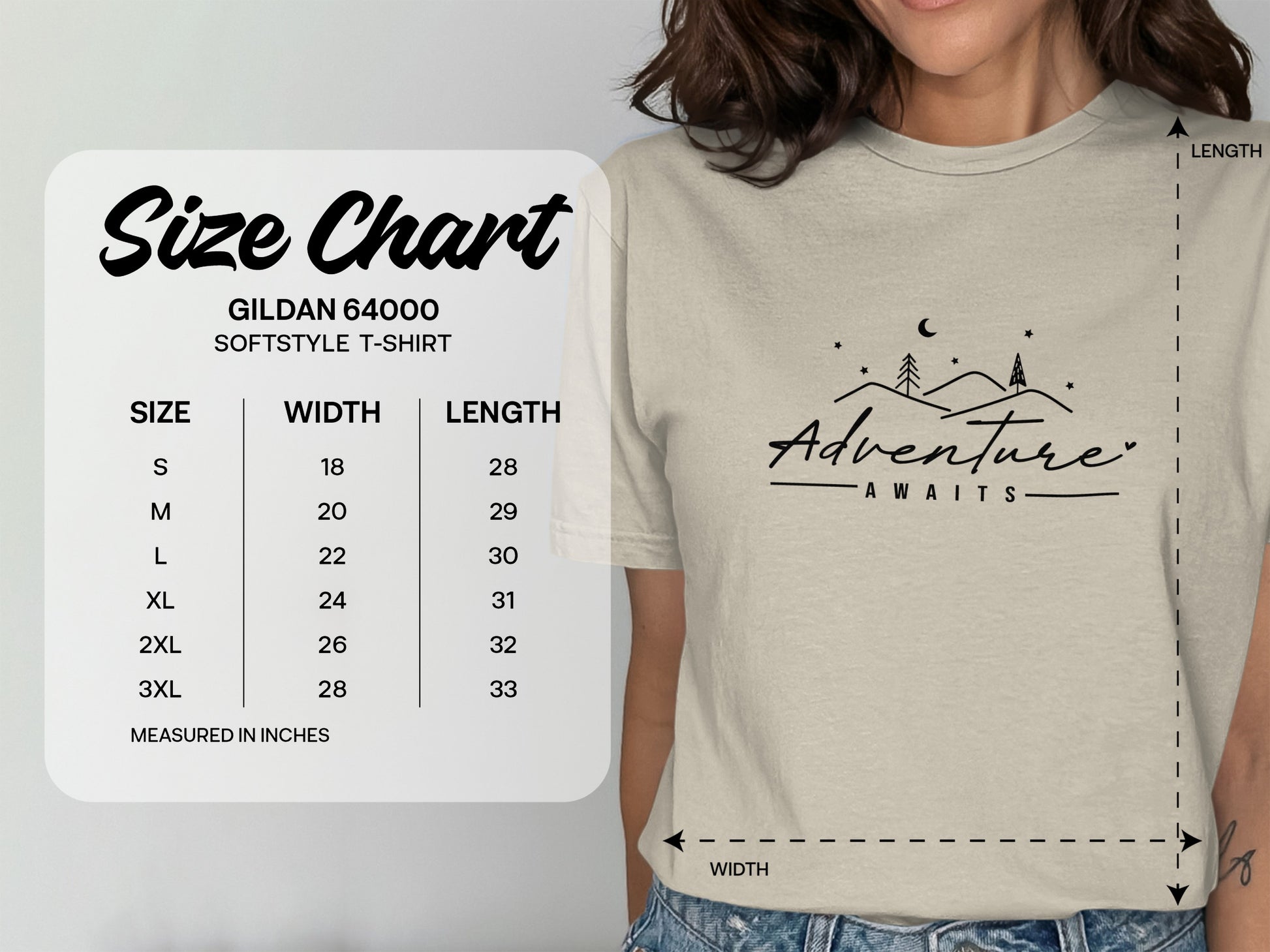 Adventure Awaits Graphic Softstyle T-Shirt product type