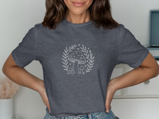 Boho Forest Mushroom Graphic Tee shirt product type