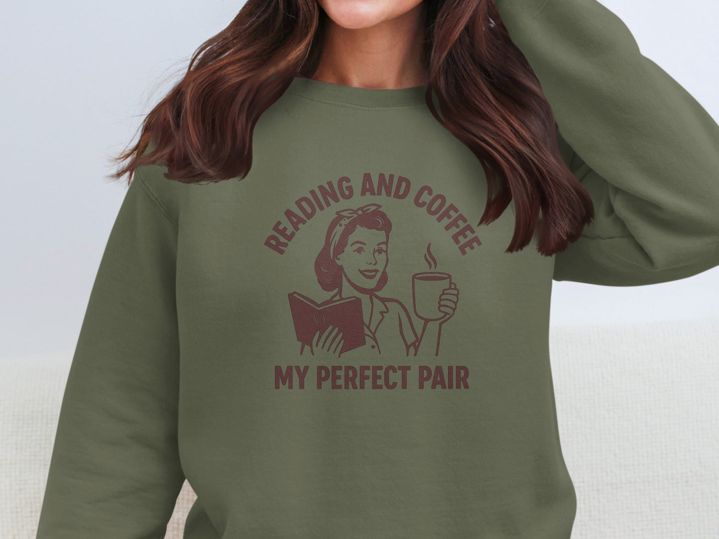 Reading and Coffee My Perfect Pair Sweatshirt