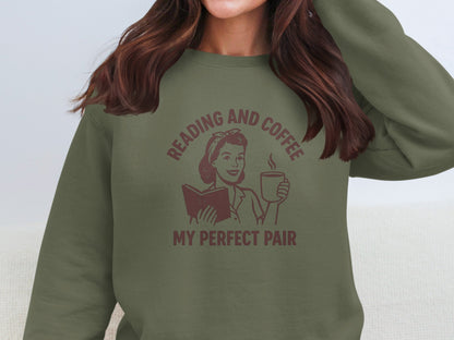 Reading and Coffee My Perfect Pair Sweatshirt