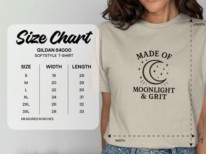 Made of Moonlight and Grit Softstyle T-shirt product