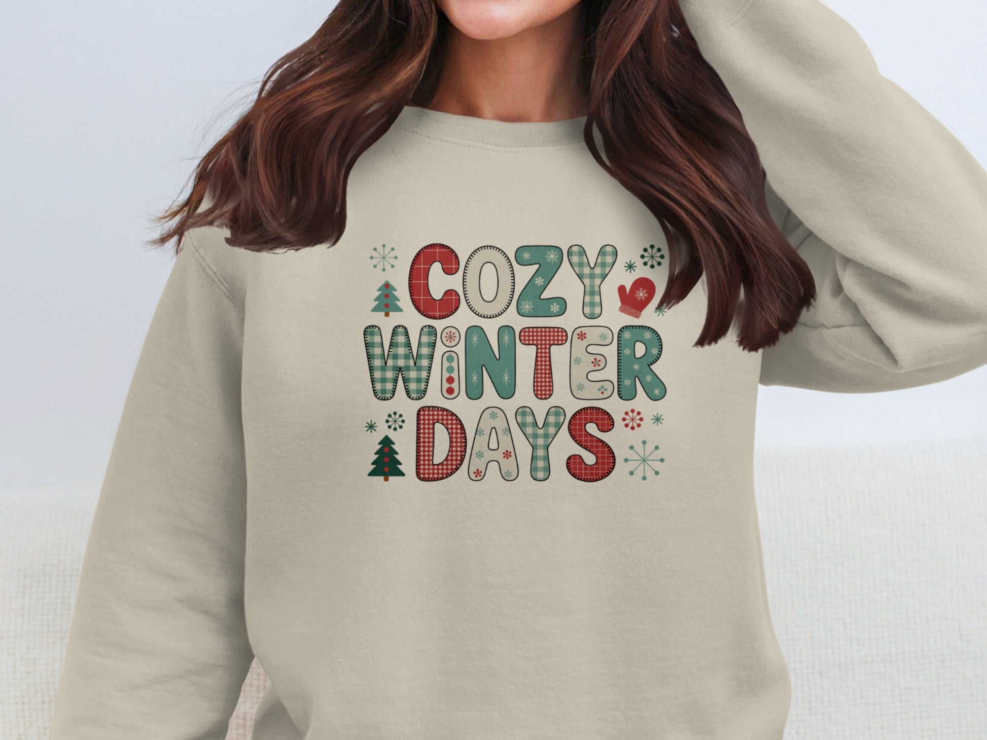 Cozy Winter Days Graphic Sweatshirt Apparel