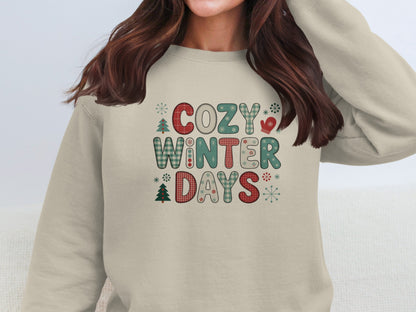 Cozy Winter Days Graphic Sweatshirt Apparel