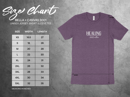 Healing Starts Within Unisex Jersey Short Sleeve Tee product