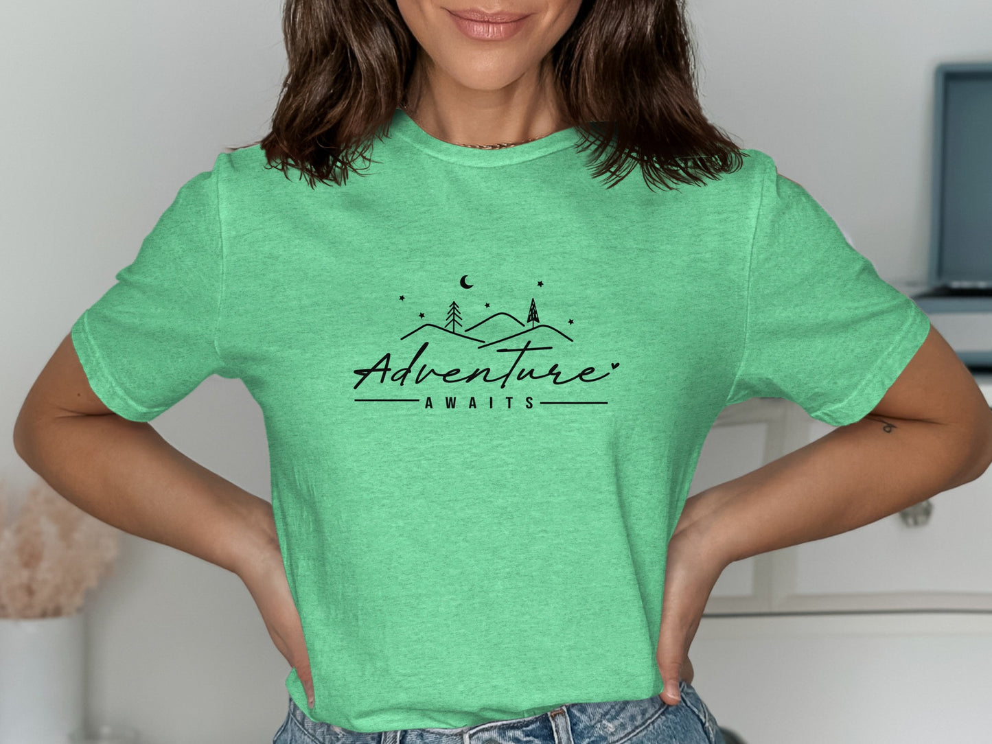Adventure Awaits Graphic Tee comfortable to wear product type