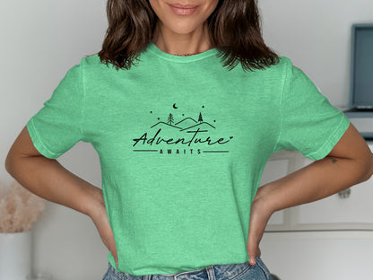 Adventure Awaits Graphic Tee comfortable to wear product type