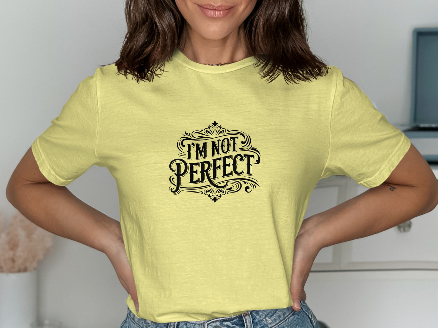 I'm Not Perfect Statement Graphic Tee product