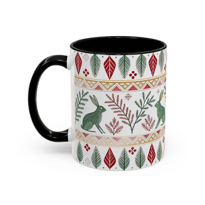 Festive Woodland Creatures Holiday Coffee Mug