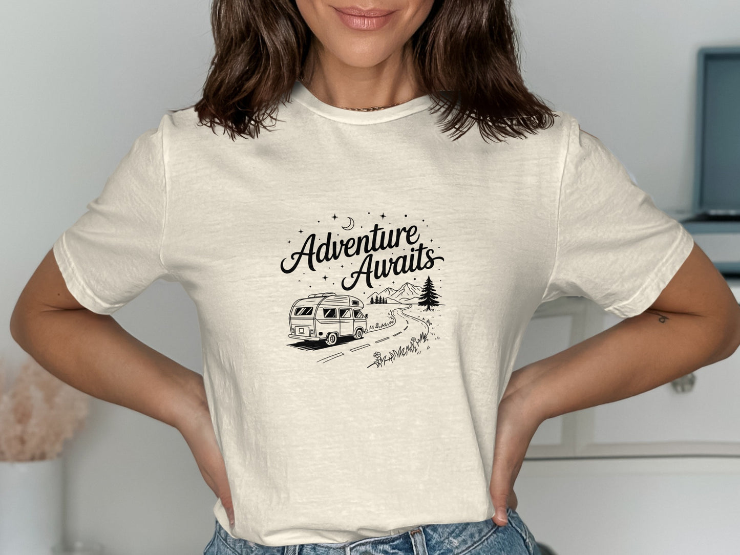 Adventure Awaits Graphic Tee Shirt product