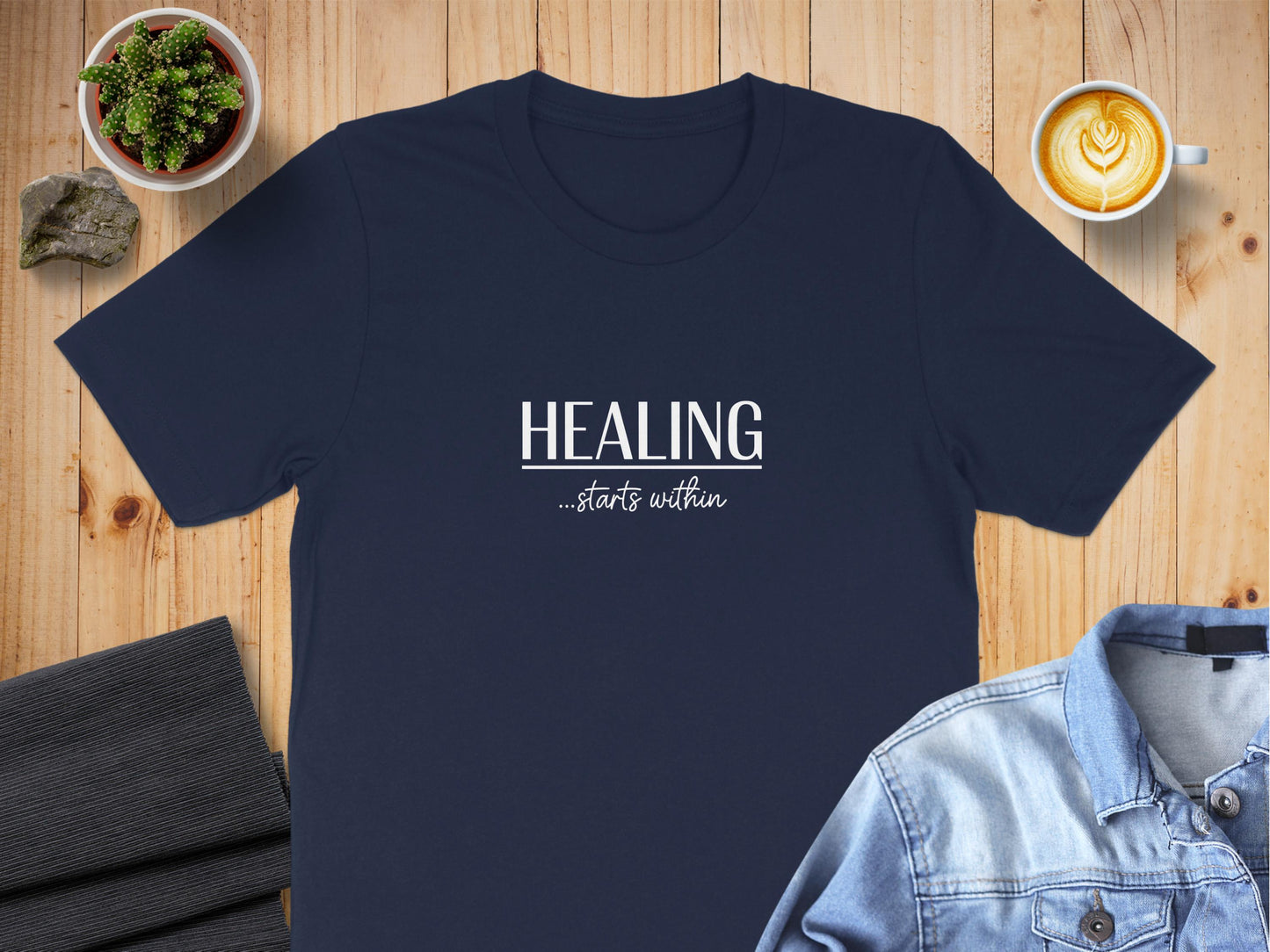 Healing Starts Within Slogan Design T-Shirt product type
