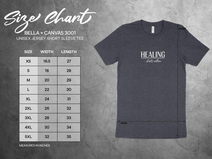 Healing Starts Within Unisex Jersey Short Sleeve Tee product