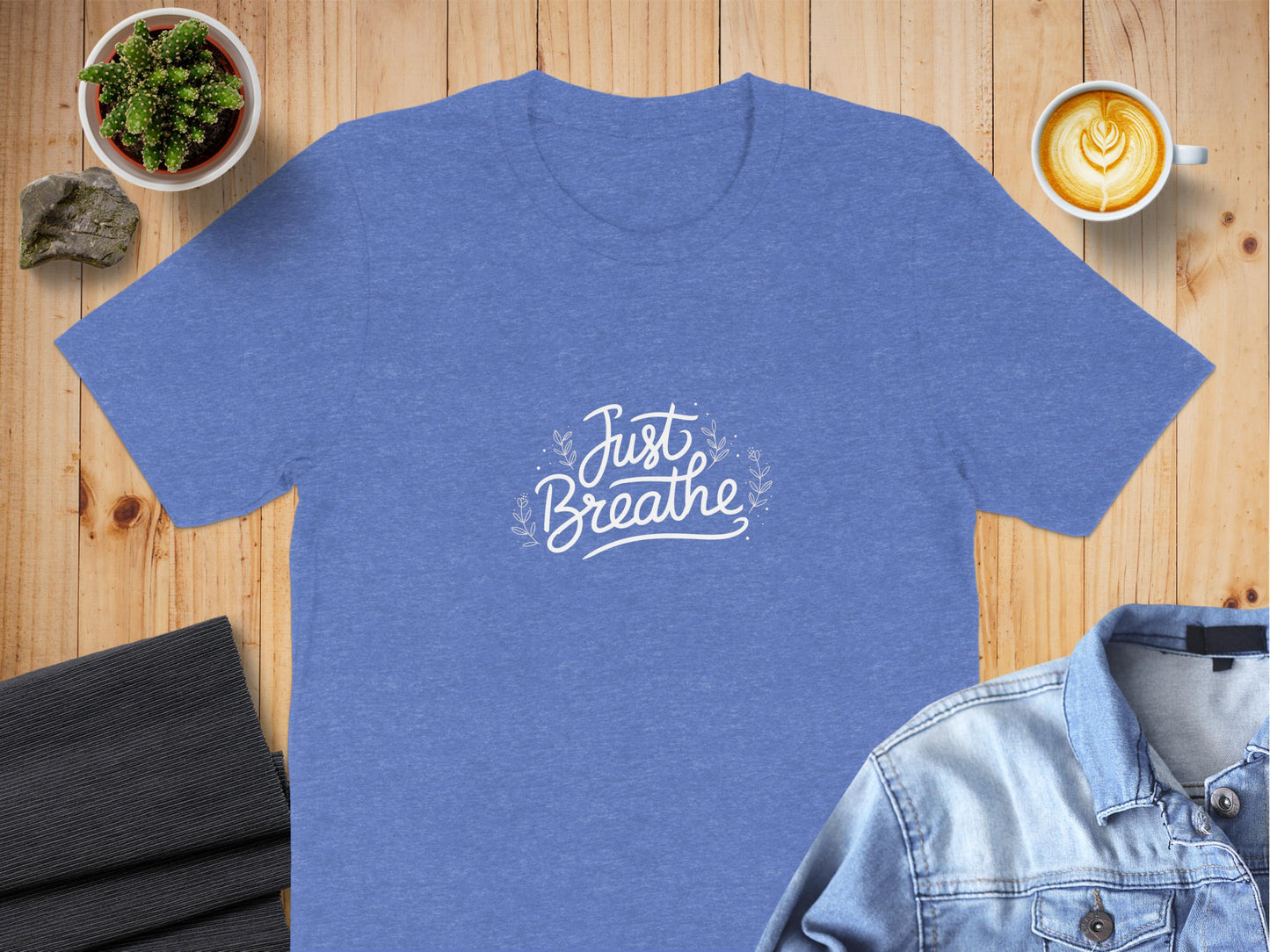 Just Breathe Graphic Tee Perfect for Casual Wear product