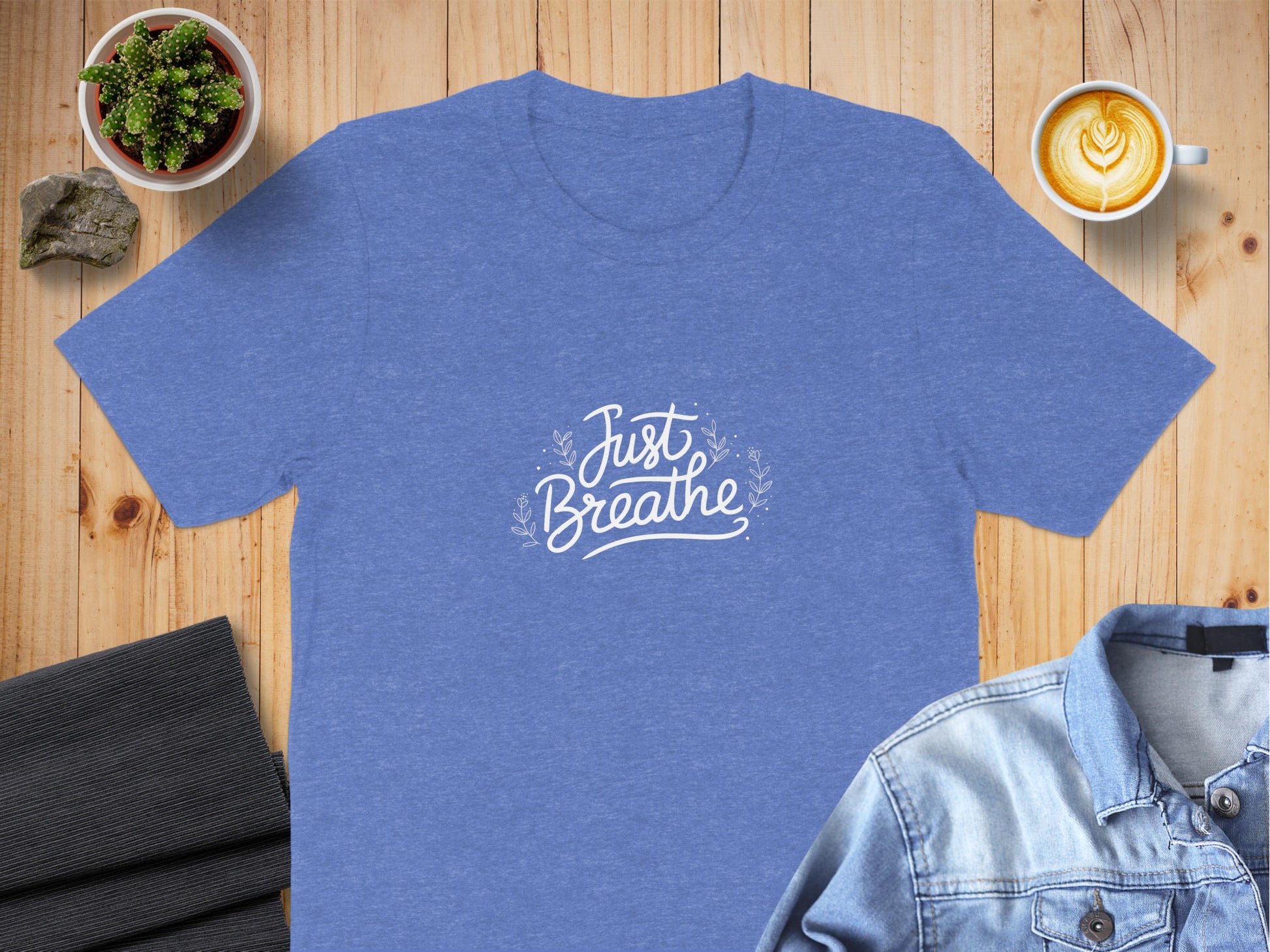 Just Breathe Graphic Tee Perfect for Casual Wear product