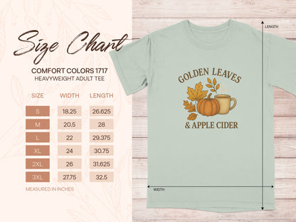 Golden Leaves and Apple Cider Adult Tee product