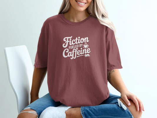 Fiction Fueled by Caffeine Graphic Tee product