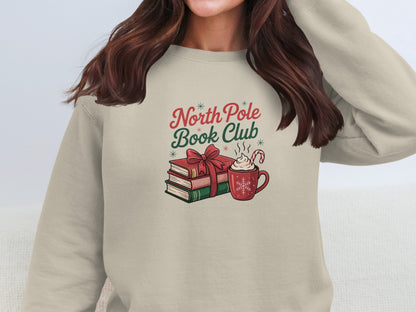 North Pole Book Club Graphic Unisex Sweatshirt